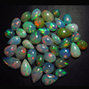 Wholesale price Lot - 68 cts - Trully High Quality - WELO ETHIOPIAN OPAL - Mix Shape Cabochon All Pcs have Fire size - 7x9 - 8x16 - 39 pcs